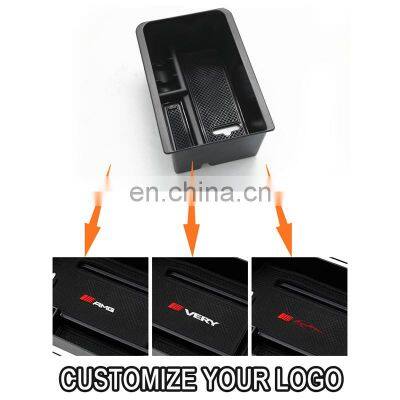 Interior Accessories Parts Silicone Armrest Rest Storage Box Center Control Console Organizer Tray For Nissan Kicks photo-3