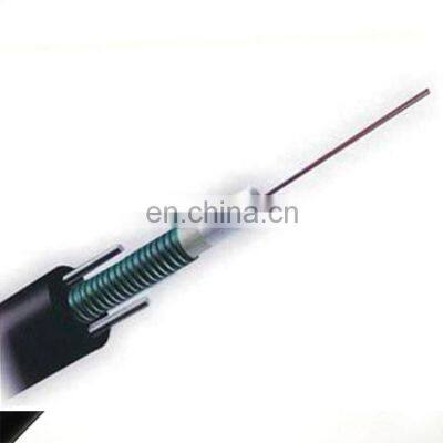 Loose Tube 6 Core G.657A PE WAN Gyxtw Fiber Optic Single Mode Outdoor Cable