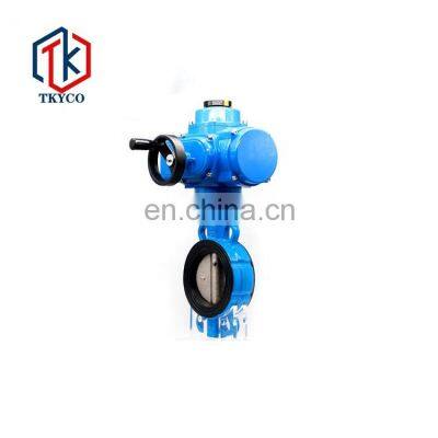 China Manufacturer Wafer Type Pneumatic Electric Actuator Check Butterfly Valve photo-2