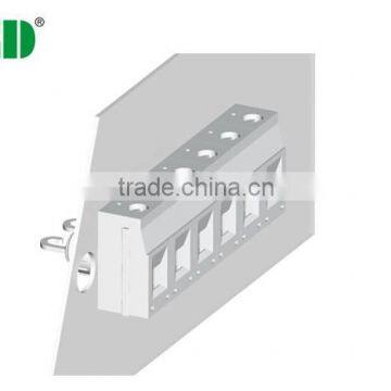 Pitch 10.00mm 300V 15A High Current Through Panel Terminal Block