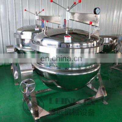 Industrial Kettle Mixer Cooker High Pressure Cooker High Quality Grade Large Industrial Food Cooking Kettle Jacket photo-4