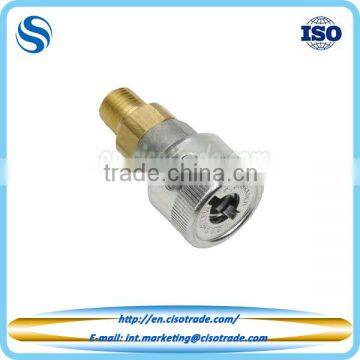 Pneumatic quick release coupling, Schrader Twist-Lock, male female coupling