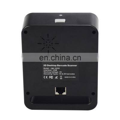 Desktop Payment Box CMOS 1D 2D Supermarket USB Barcode Scanner photo-2