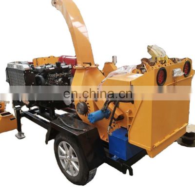 hydraulic feeding system 40 HP 32 hp Diesel engine wood Chipper