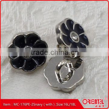 16L,18L high class metal button with shank button factory