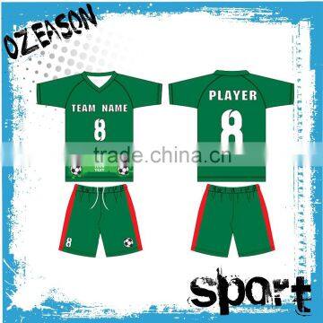 High Quality Cheap Green Soccer Jersey Custom Made photo-5