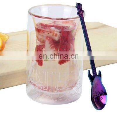 Heavy Base Bar Glass Insulated Double Wall Glass For Juice, Beer, Wine, Whiskey and Cocktails Glass