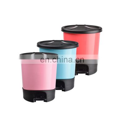 best choice new design color plastic Recycling Bin Trash Bin for Bedroom Bathroom Kitchen Garden