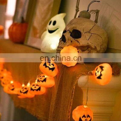 fairy lights 5m 16 LED 3AA  Battery Powered Halloween Pumpkin Funny Lights Lanterns Decoration for Indoor