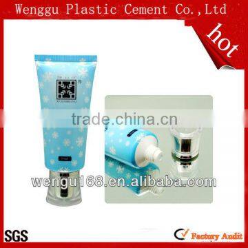 35mm New design cosmetic plastic tube with flexible Plastic soft cosmetic tube acrylic tube caps wengu bb cream