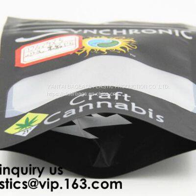 Herbal Tobacco Bag, Tea Foil Bag, Mylar Ziplock Bag Child Resistant Bag Pouch, Aluminum Foil Paper Pac photo-2