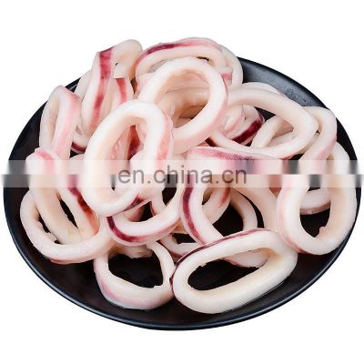 IQF frozen illex squid ring frozen todarodes squid ring skin on