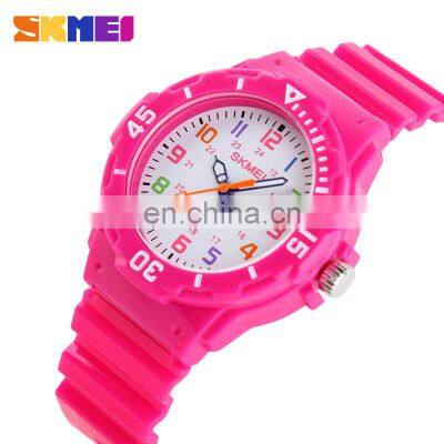 SKMEI 1043 Children Quartz Sport Wristwatch Fashion Waterproof Stop Kid Watch