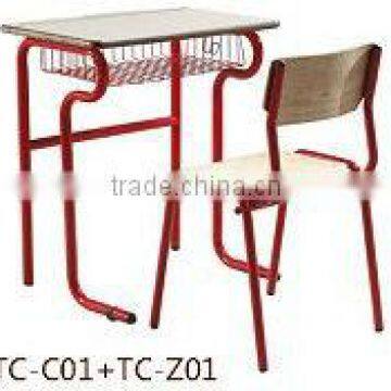 primary school student desk and chair TC-C01+TC-Z01-L