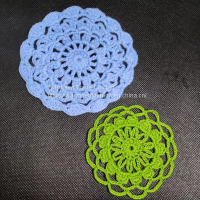 Handcraft garment accessories handmade cotton appliques