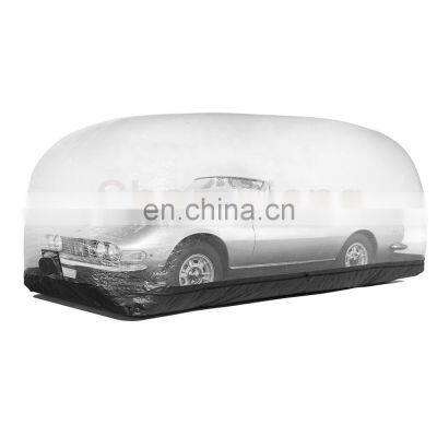 Outdoor Transparent Inflatable Car Capsules Car Garage Tent photo-2