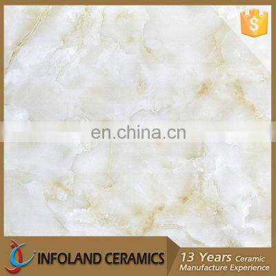 Super Glossy White Marble Look Polished Porcelain Floor Tile 60X60 photo-4