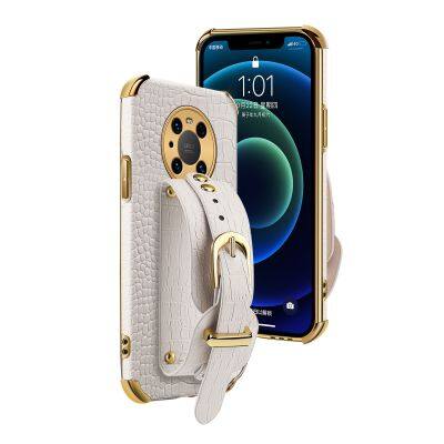 Waterproof Mobile Phone Case All Inclusive Lens Crocodile Skin Electroplated Case Anti Fall Applicable To Huawei P40 Pro photo-4