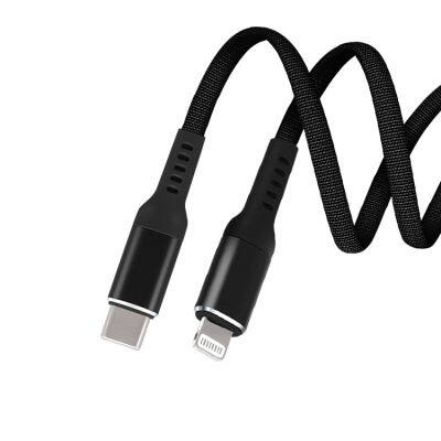 C94 fast charger nylon braided usb c to lightning mfi cable for iphone