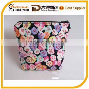 2015 cotton popular cosmetic bags for women