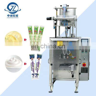 Chocolate Yogurt Bar Pudding Plastic Bag Filling and Sealing Envasadora Vertical Liquid Jelly Stick Packing Machine