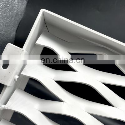 White color expanded metal ceiling aluminum expanded mesh ceiling