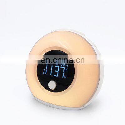 Amazon Hot Product Musical Colorful Smart Sunrise Wake-up Light Alarm Clock