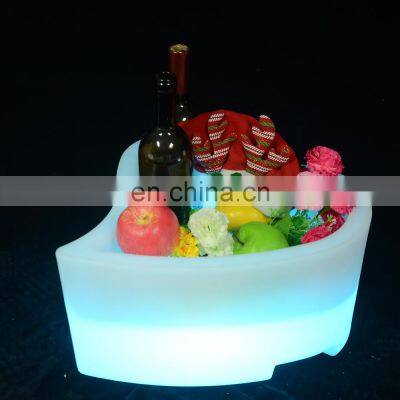 16 colors rechargeable cooler LED ice bucket beer led ice bucket Portable Party Use Led Cooler Glowing Plastic LED ice bucket