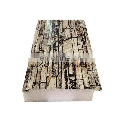 Metal Panel Wall Laser Cut Metal Wall Panel Eps Styrofoam Sheet Metal Wall Sandwich Panel photo-3