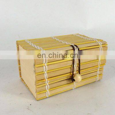 New Trendy Traditional Woven Bamboo Gift Box, Bamboo Accessories Box basket Wholesale Made in Vietnam
