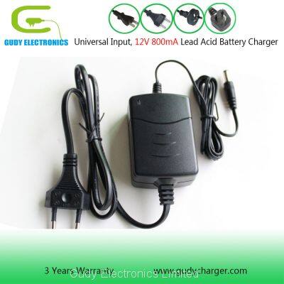 Electric Toy Chargers Kids Car Chargers 12V 800mA Lead Acid Charger for 12V 3-7Ah SLA VRLA AGM GEL Batteries photo-3