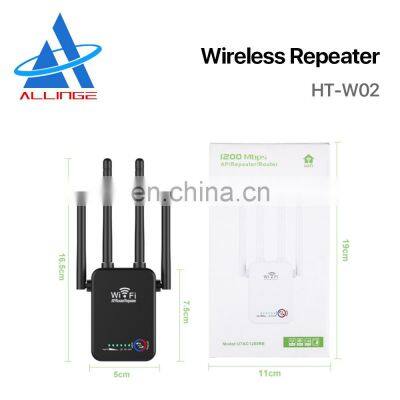 ALLINGE MDZ3113 Long Range Wireless Wifi Repeater 1200mbps Amplifier Signal Antennas Booster With Different Plug photo-3