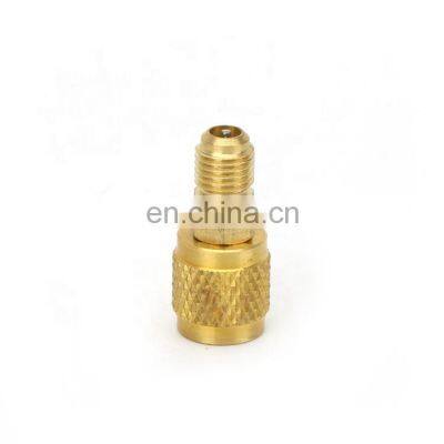 Brass Refrigerant Hvac Mini Split Adapter 1/4