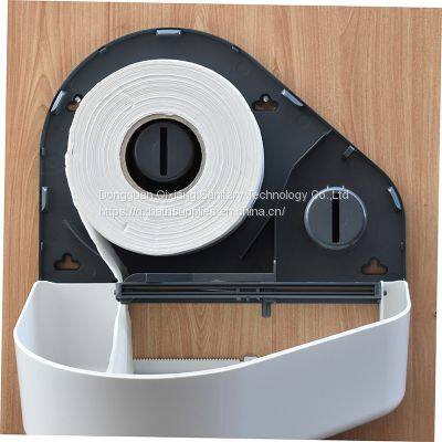 Public Bathroom Double Roll Toilet Paper Holder Dispenser photo-4