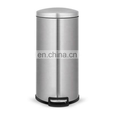 Wholesale Stainless Steel Trash Can Recycle Pedal Waste Bin