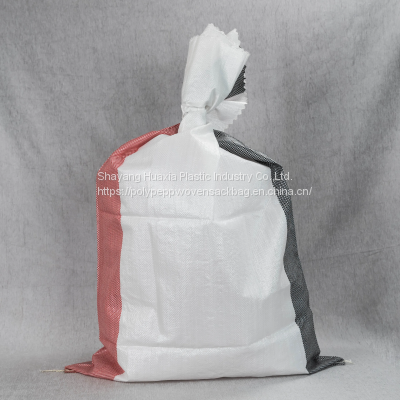 Customized white 50 kg bag woven polypropylene rice sack 50kg