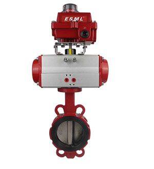 Electric soft sealing butterfly valve D671X-10C DN100