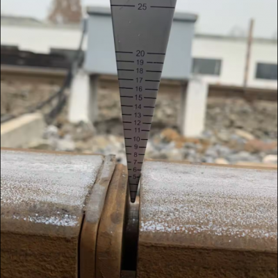 Stainless Rail Taper Welding Gap Inspection Gauge photo-4