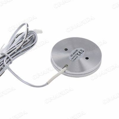 Linkable Under Cabinet LED Lighting 12V Slim Aluminum Dimmable Puck Lights With RF Remote Control & UL Listed Transformer for Mood Lighting(6 Lights, Warm White) photo-3