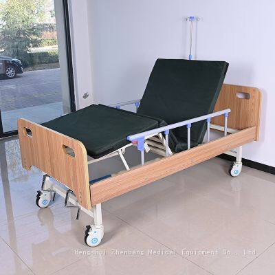 Zhenbang High end solid wood nursing homes, home care facilities, adult guardrails, single person nursing homes, bedrooms, suitable for wooden beds