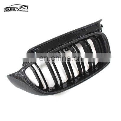 F80 F82 Carbon Fiber Front Grill Kidney Grille Dual Slat Grille For BMW F80 M3 F82 M4 photo-6