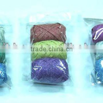 glitter ribbon /mettalic ribbon rolls/decoration ribbon spools for Christmas/Party/Holiday