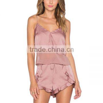 Girls Sexy Shorts Ladies Sleepwear Woman Night Wear Lady Night Wear Clothing Women Two Piece Pajamas Quality Choice photo-3