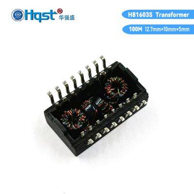 H81603S Hundred Gigabit Single Port POE550MA H1102nl /H1601cg/HR601680/S16001G16P LAN Pulse Filter Transformer photo-4