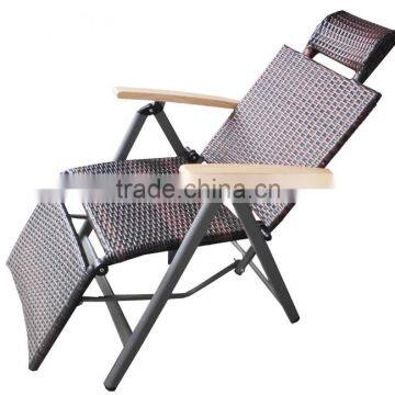 All Weather Great pe Rattan Low Price Plastic Sun Lounger Chaise Outdoor Furniture