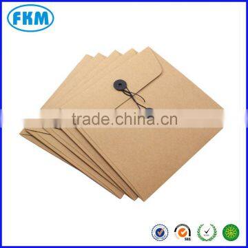 kraft brown button string envelopes