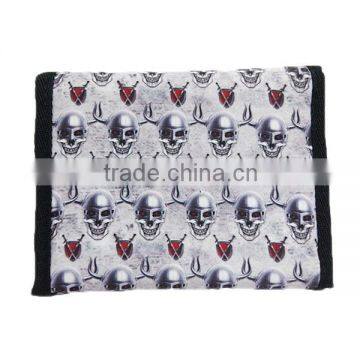 Digital Printing Grey Color Coolest Teen Boy Polyester Wallet photo-3