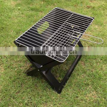 X Shape Folding Bbq Grill /note Book Bbq Grill