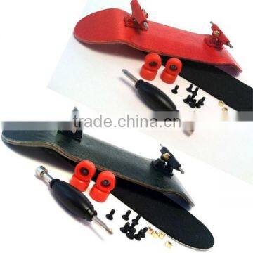 Large Factory in stock multi color canada maple wood fingerboard with bearing wheels/ truck/ griptape/ tools Free shipping