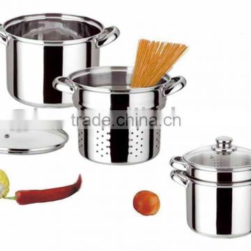 European styles new stainless steel pasta pots